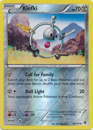 Klefki 66/119 - Reverse Holo-Kantocards