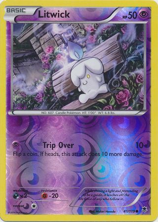 Litwick 41/119 - Reverse Holo-Kantocards