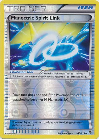 Manectric Spirit Link 100/119 - Reverse Holo-Kantocards