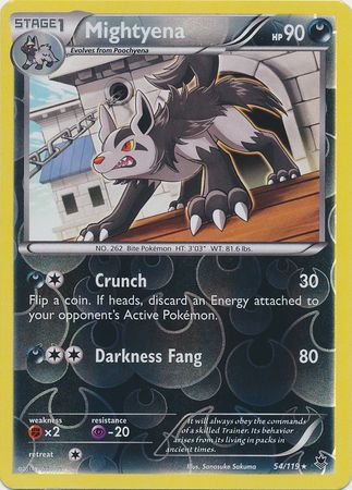 Mightyena 54/119 - Reverse Holo-Kantocards