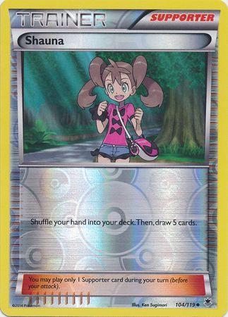 Shauna 104/119 - Reverse Holo-Kantocards