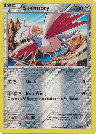 Skarmory 59/119 - Reverse Holo-Kantocards