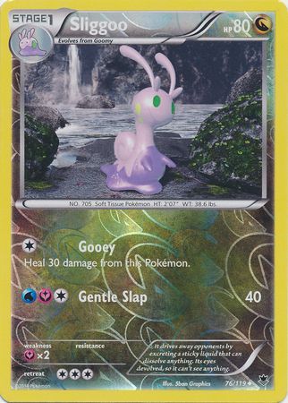 Sliggoo 76/119 - Reverse Holo-Kantocards