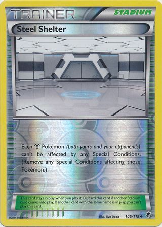 Steel Shelter 105/119 - Reverse Holo-Kantocards
