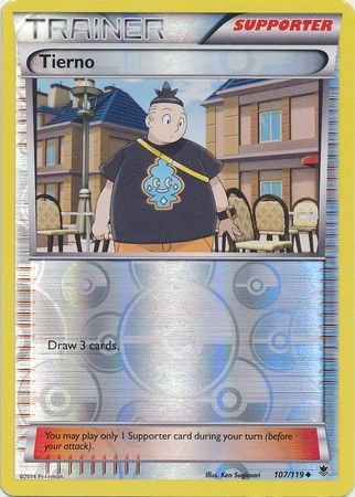Tierno 107/119 - Reverse Holo-Kantocards