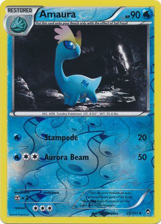 Amaura 25/111 - Reverse Holo-Kantocards