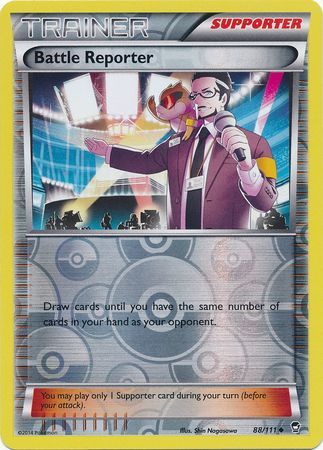 Battle Reporter 88/111 - Reverse Holo-Kantocards