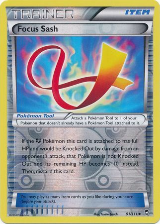 Focus Sash 91/111 - Reverse Holo-Kantocards