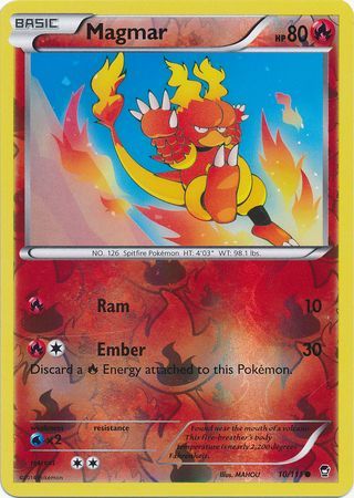 Magmar 10/111 - Reverse Holo-Kantocards