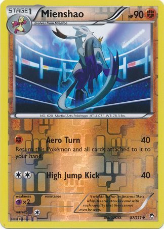 Mienshao 57/111 - Reverse Holo-Kantocards