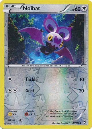 Noibat 87/111 - Reverse Holo-Kantocards