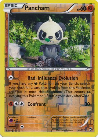 Pancham 59/111 - Reverse Holo-Kantocards