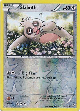 Slakoth 81/111 - Reverse Holo-Kantocards