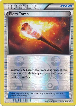 Fiery Torch 89/106 - Reverse Holo-Kantocards