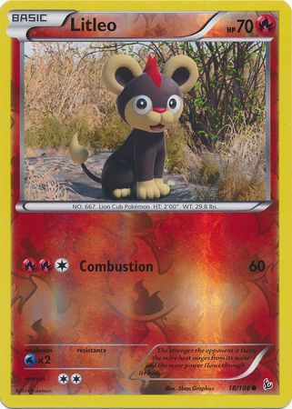 Litleo 18/106 - Reverse Holo-Kantocards