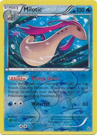 Milotic 23/106 - Reverse Holo-Kantocards