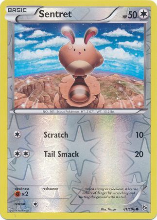 Sentret 81/106 - Reverse Holo-Kantocards