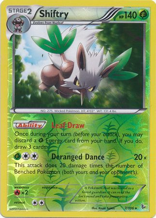 Shiftry 7/106 - Reverse Holo-Kantocards