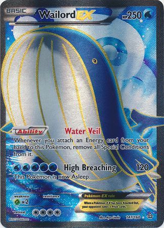 Wailord EX 147/160-Kantocards