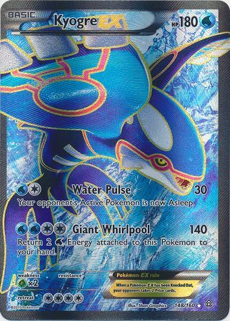 Kyogre EX 148/160-Kantocards
