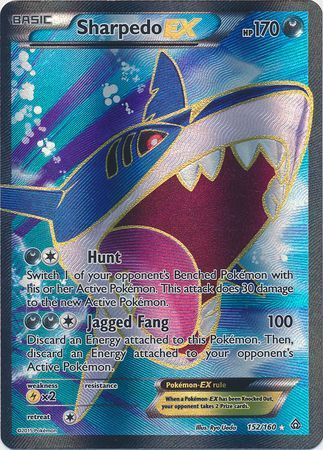 Sharpedo EX 152/160-Kantocards