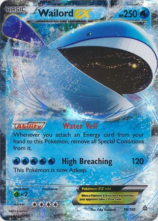 Wailord EX 38/160-Kantocards