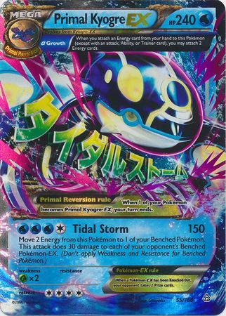 Primal Kyogre EX 55/160-Kantocards
