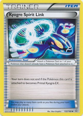 Kyogre Spirit Link 132/160-Kantocards