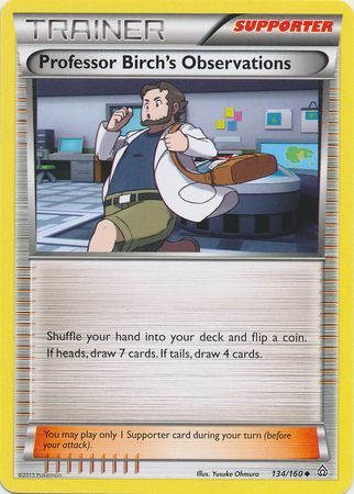 Professor Birch's Observations 134/160-Kantocards