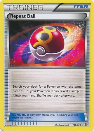 Repeat Ball 136/160-Kantocards