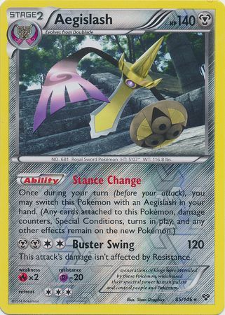 Aegislash 85/146 - Reverse Holo-Kantocards