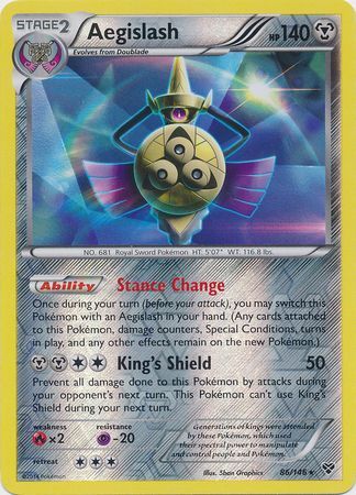 Aegislash 86/146 - Reverse Holo-Kantocards