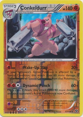 Conkeldurr 67/146 - Reverse Holo-Kantocards