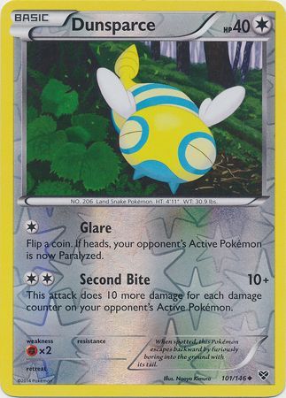 Dunsparce 101/146 - Reverse Holo-Kantocards