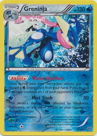 Greninja 41/146 - Reverse Holo-Kantocards