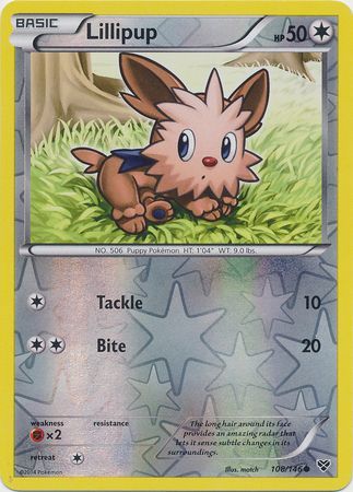 Lillipup 108/146 - Reverse Holo-Kantocards