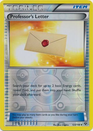Professor's Letter 123/146 - Reverse Holo-Kantocards