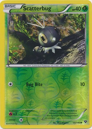Scatterbug 15/146 - Reverse Holo-Kantocards