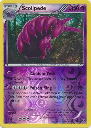 Scolipede 53/146 - Reverse Holo-Kantocards