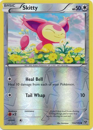 Skitty 104/146 - Reverse Holo-Kantocards