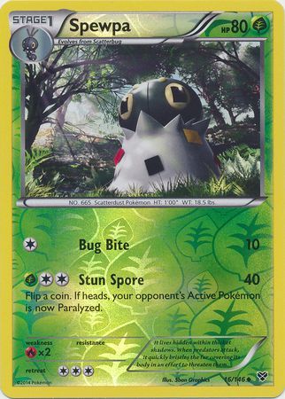 Spewpa 16/146 - Reverse Holo-Kantocards