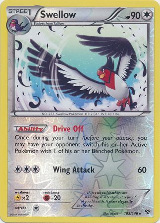 Swellow 103/146 - Reverse Holo-Kantocards
