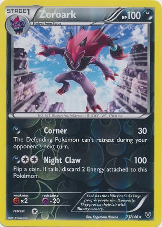 Zoroark 73/146 - Reverse Holo-Kantocards
