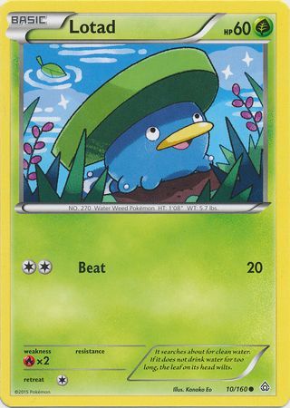Lotad 10/160-Kantocards