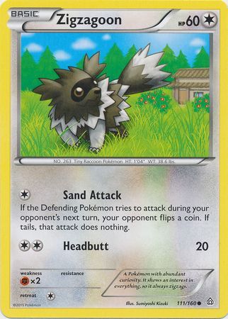 Zigzagoon 111/160-Kantocards