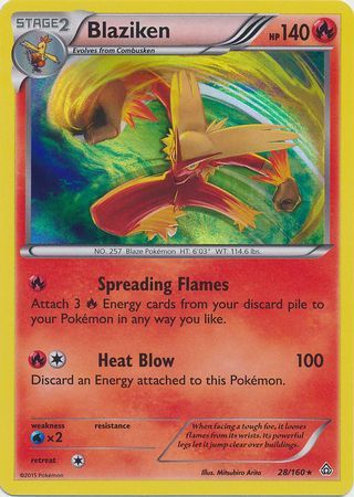 Blaziken 28/160-Kantocards
