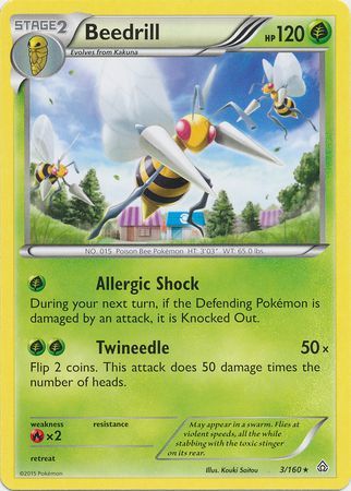 Beedrill 3/160-Kantocards