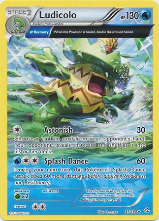 Ludicolo 37/160-Kantocards