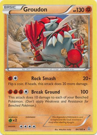 Groudon 84/160-Kantocards