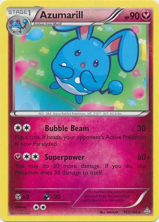Azumarill 103/160-Kantocards